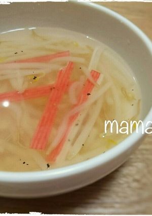 もやしとカニかまの中華スープ☆-レシピのメイン写真