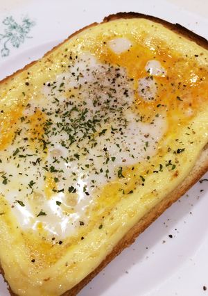 簡単5分☆忙しい朝にマヨタマトースト-レシピのメイン写真