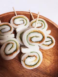 我が家のお弁当の定番☆ちくわ大葉巻-レシピのメイン写真