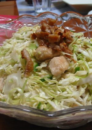 キャベツと鶏のエスニックサラダ-レシピのメイン写真
