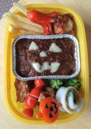 運動会予備日お弁当2015(ハロウィン)-レシピのメイン写真