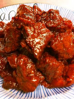 簡単節約♡安いステーキ肉で絶品牛肉の佃煮-レシピのメイン写真