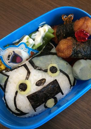 遠足キャラ弁!ロボニャンF型^o^-レシピのメイン写真