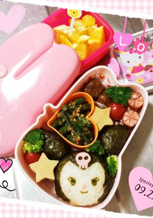 クロミちゃん弁当♪覚書-レシピのメイン写真