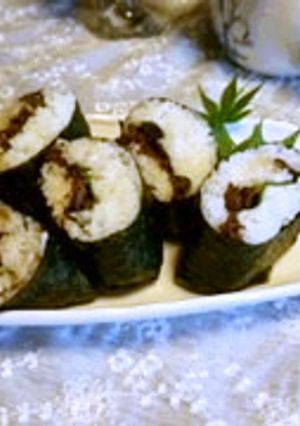 簡単肉ゴボウおにぎらず-レシピのメイン写真