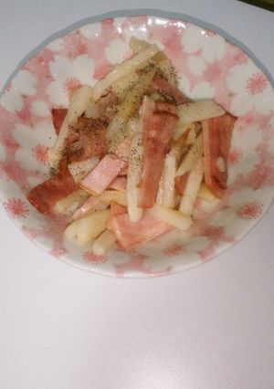 長芋とベーコンのコンソメ炒め-レシピのメイン写真