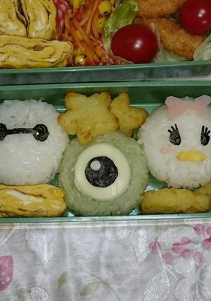 キャラ弁 簡単ツムツム-レシピのメイン写真