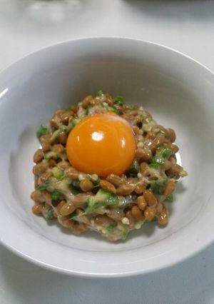 納豆とオクラのユッケ風-レシピのメイン写真