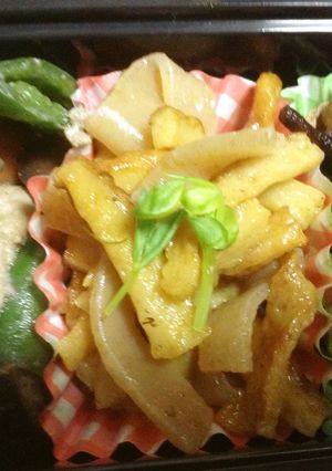 ちくわとこんにゃくのカレーきんぴら-レシピのメイン写真