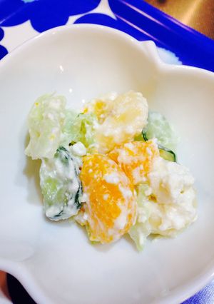カッテージチーズサラダ☆保育園給食-レシピのメイン写真