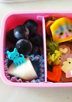 とっても簡単！プリパラのくま♡キャラ弁-レシピのメイン写真