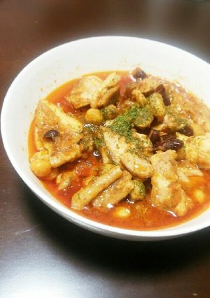 チリビーンズと鶏肉の煮♪-レシピのメイン写真