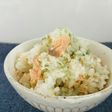 材料4つ☆青のり香る鮭の炊き込み御飯♪