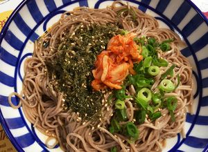 蕎麦の釜玉風！簡単ヘルシーアレンジ！-レシピのメイン写真
