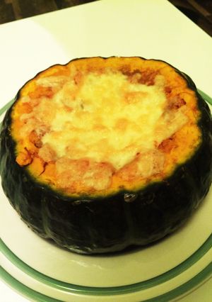 簡単！カボチャまるごとグラタン-レシピのメイン写真