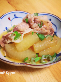 フライパンで簡単に!豚こま大根煮-レシピのメイン写真