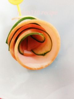 お弁当に♪ハムときゅうりのお花✿-レシピのメイン写真