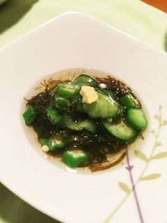 味付きもずくで簡単酢の物!-レシピのメイン写真