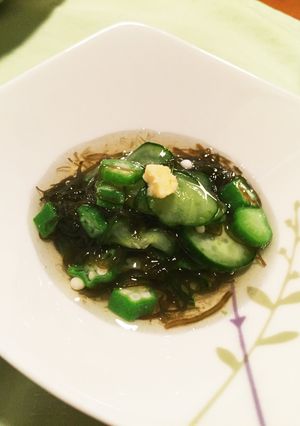 味付きもずくで簡単酢の物！-レシピのメイン写真