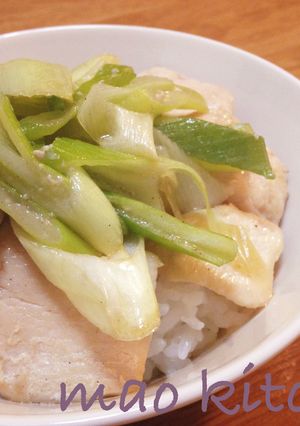鶏胸肉で作る、簡単とり丼-レシピのメイン写真