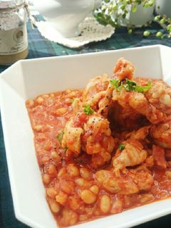 簡単フレンチ✾白いんげん豆と鶏肉の煮込み-レシピのメイン写真