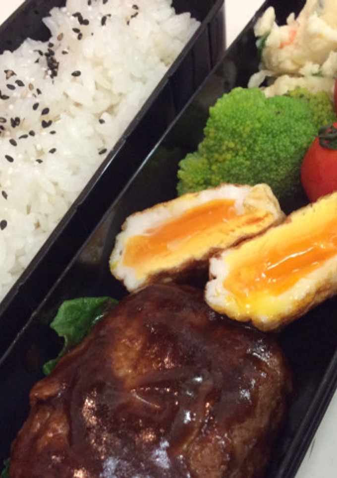お弁当に目玉焼き風卵焼き-レシピのメイン写真