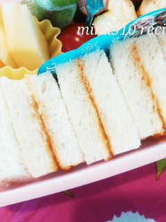 ふんわり甘い♡きなこのサンドイッチ-レシピのメイン写真