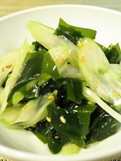 セロリと若芽の酢の物-レシピのメイン写真