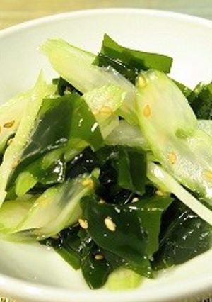 セロリと若芽の酢の物-レシピのメイン写真