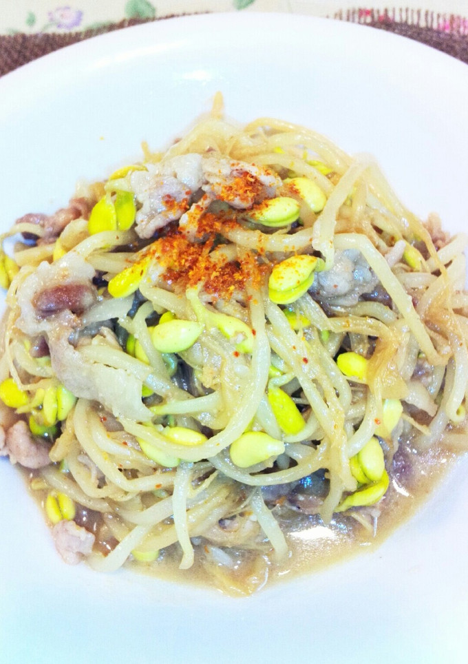 超簡単♥もやしと豚肉の味噌炒め✌母の味✳-レシピのメイン写真