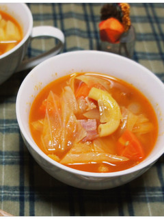トマトピューレで作るミネストローネ-レシピのメイン写真
