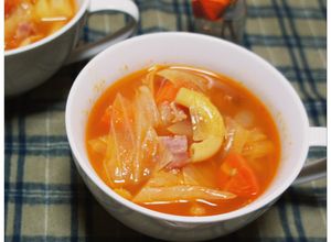 トマトピューレで作るミネストローネ-レシピのメイン写真