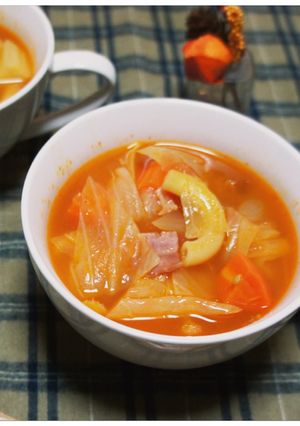 トマトピューレで作るミネストローネ-レシピのメイン写真
