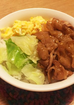 簡単三色丼-レシピのメイン写真