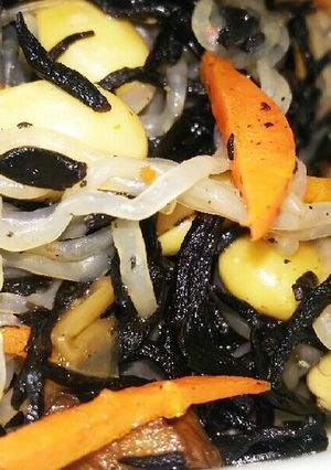 ひじき煮(にんじん➕しらたき)-レシピのメイン写真