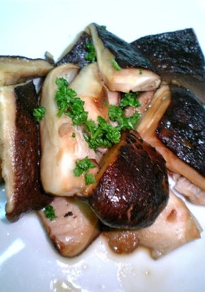 しいたけのバター大葉にんにく醤油炒め-レシピのメイン写真