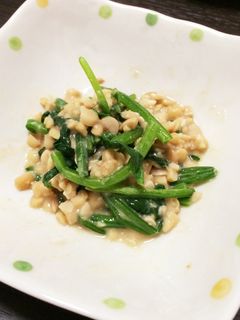 ほうれん草と納豆の味噌和え-レシピのメイン写真