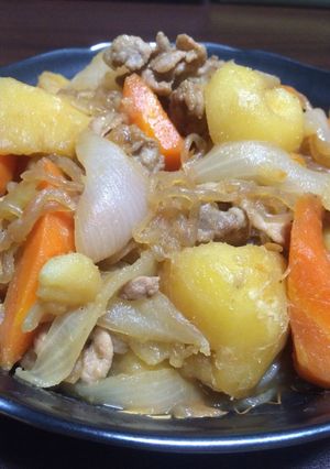 こってり 肉じゃが フライパン-レシピのメイン写真