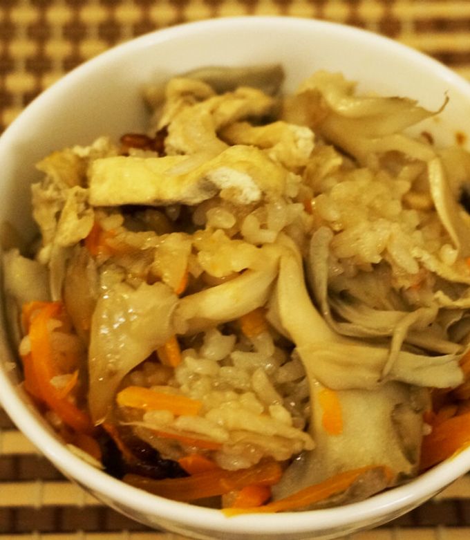 めんつゆで!絶品きのこ炊き込みご飯☆-レシピのメイン写真