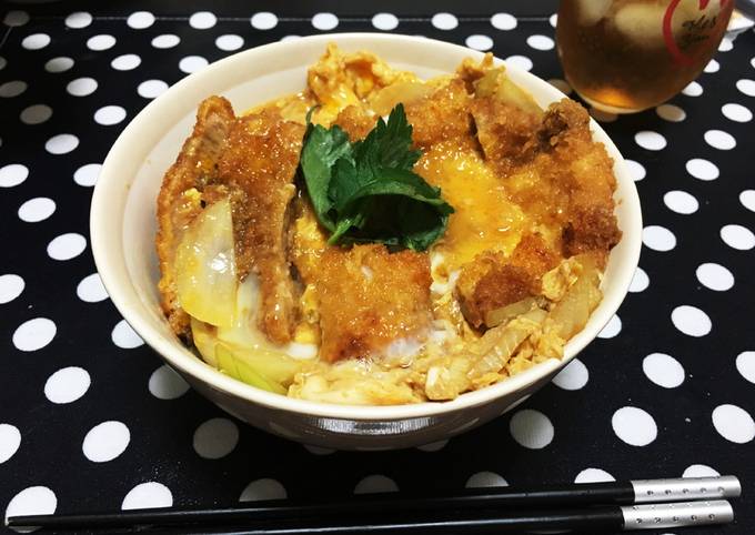 フライパン カツ丼 一人前