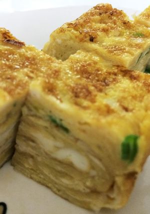 絶妙！ネギ入り☆卵焼き☆-レシピのメイン写真