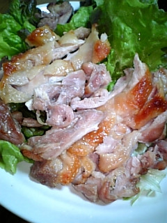 鶏もも肉のさっぱり塩味サラダ巻き-レシピのメイン写真