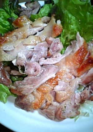 鶏もも肉のさっぱり塩味サラダ巻き-レシピのメイン写真