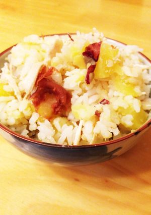簡単☆さつまいもごはん・ほんのり梅味-レシピのメイン写真