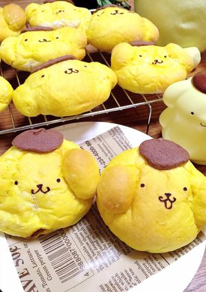 ポムポムプリンのクリームパン♡キャラパン-レシピのメイン写真