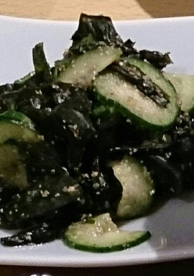 胡瓜とわかめの酢の物-レシピのメイン写真