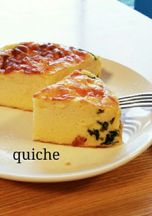 ぷるふわキッシュ-レシピのメイン写真