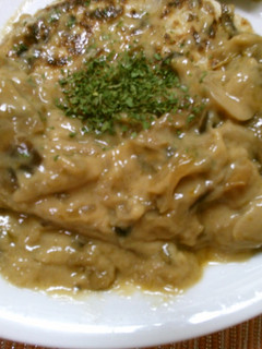 簡単!豆腐ハンバーグ クリームソース♪-レシピのメイン写真