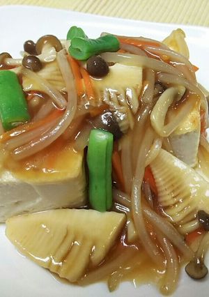 豆腐ステーキ～たっぷり野菜あんかけ-レシピのメイン写真