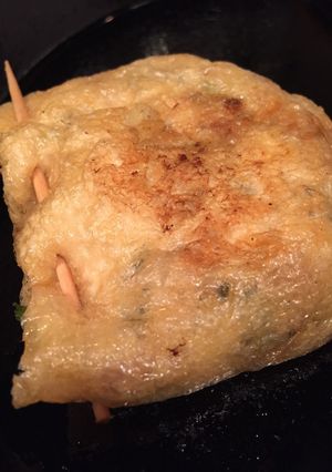 簡単！チーズ入り納豆油揚げ包み焼き-レシピのメイン写真